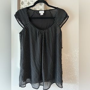 Motherhood Polka Dot Top